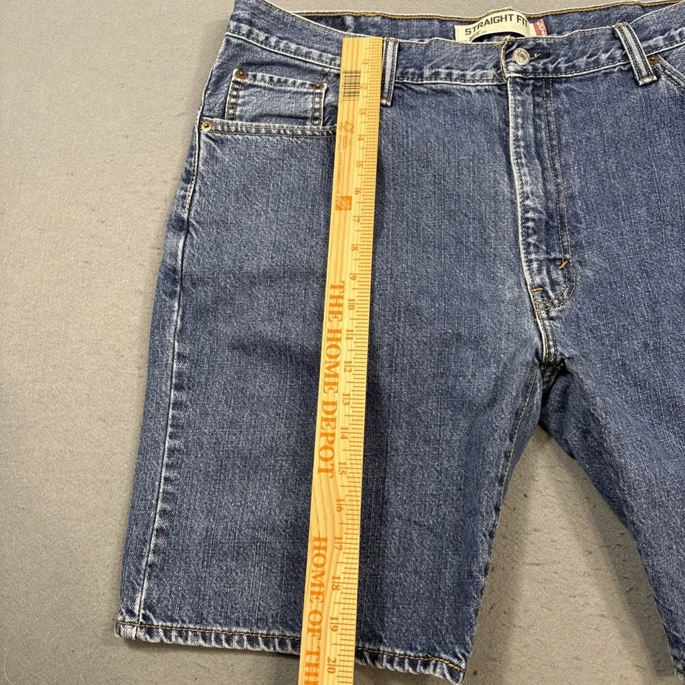 Levis 505 Denim Shorts Mens 40 Blue Jean Cutoff 5 Pocket‎ Zip Fly Casual